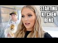 BEGINNING OUR DREAM KITCHEN RENOVATION (on a budget)| KELLY & STEPHEN