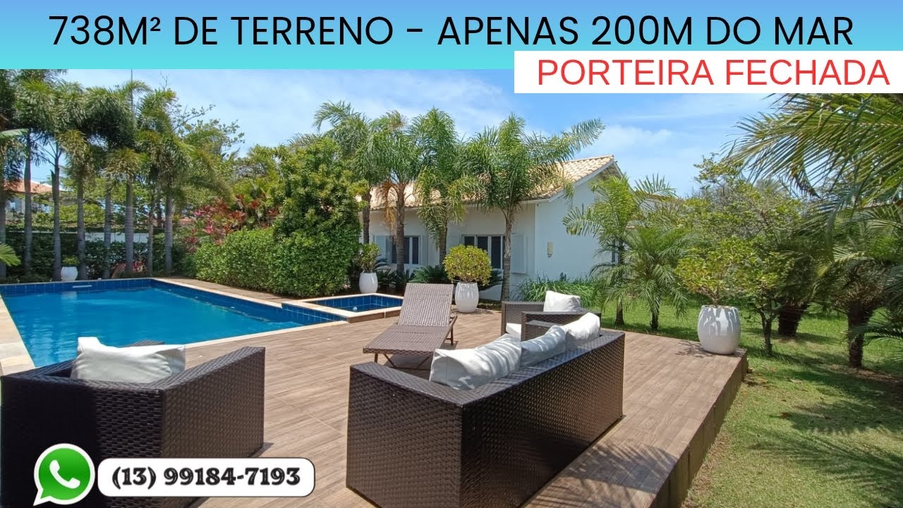 Casa a venda PORTEIRA FECHADA, pertinho do mar. Imóvel sensacional e o preço melhor ainda