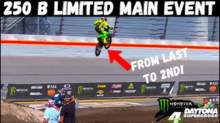 He SENT This Daytona WALL JUMP! Ricky Carmichael Amateur Supercross 250 B Limited