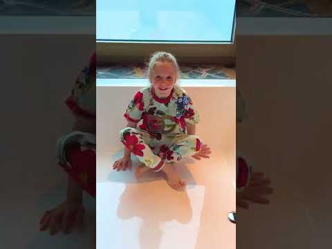 Nastya and dad are happy in a hotel room #Shorts