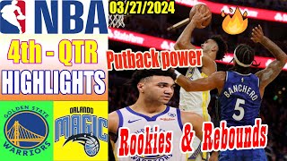 Warriors vs Magics Game Highlights 4th QTR Mar 27, 2024 | NBA Highlights 2024