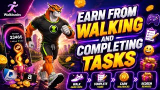 GET PAID BY WALKING AND COMPLETING TASKS ON WALKBUCKS 🚶💰 screenshot 4