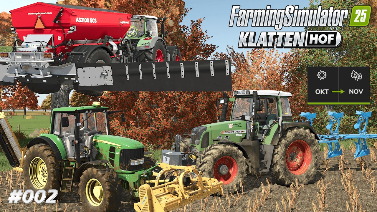 Projekt Klattenhof I Der Oktober hält uns auf Trab! Gülle, Pflügen uvm. I Farming Simulator 25