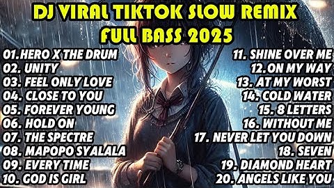 NEW DJ SLOW TERBARU TIKTOK TRENGDING FULL ALBUM 2025 REMIX DJ SLOW ENAK BUAT SANTAI 2025 DJ HERO