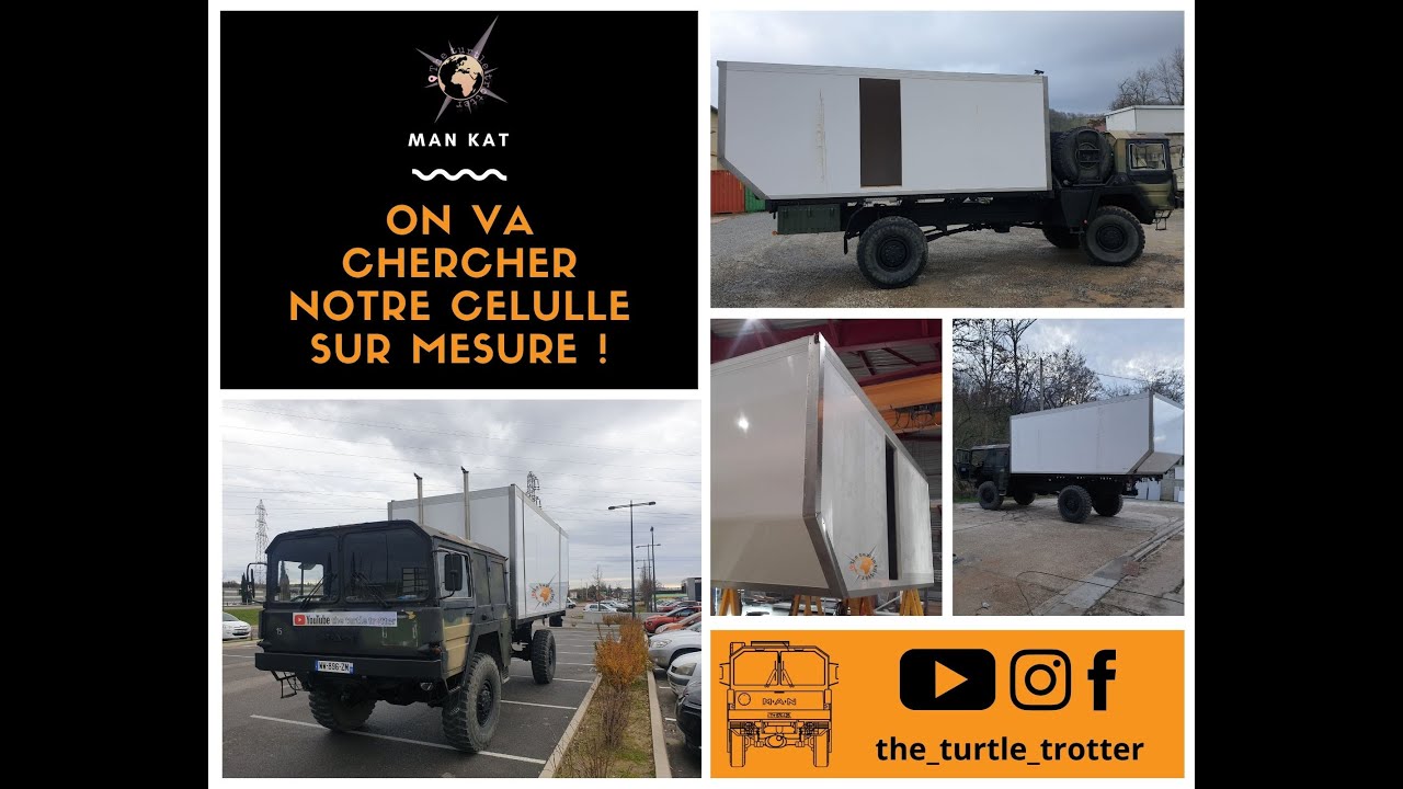 S1e6 On va chercher notre cellule sur mesure ! (caisse frigo sur mesure pour 4x4 off road)