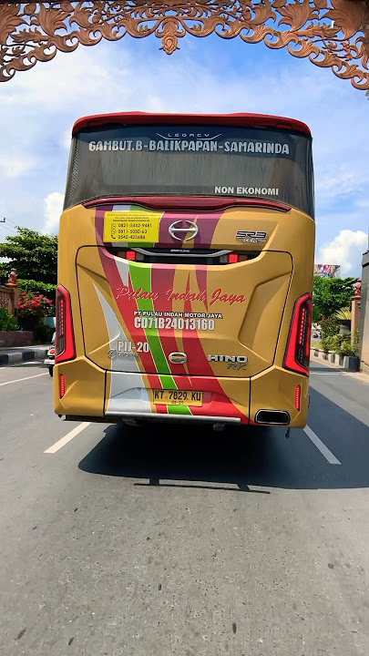 Bus Pulau Indah Jaya PIJ-20 Jalan Santai di Banjarmasin || Ada yang tau Bus ini Julukannya apa??