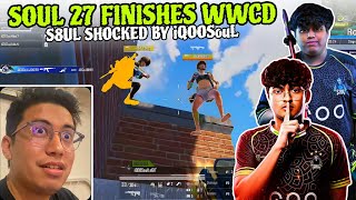 S8UL Shocked By iQOOSouL 27 Finishes WWCD  ✅ Qualified For BGIS Semifinal Lan 🚀 Goblin Joker Duo🔥