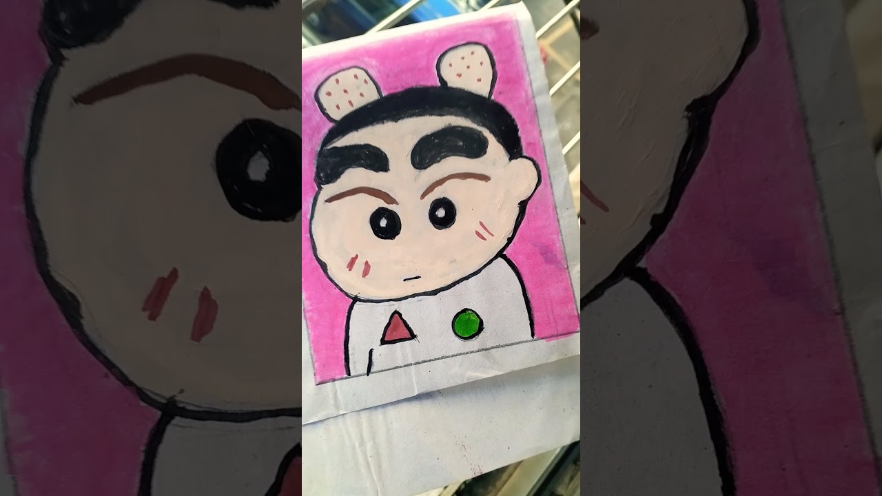 “Cartoon-style cute character drawing 🎨"