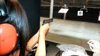 Maelina's First Time Shooting (Kimber Eclipse Custom II)
