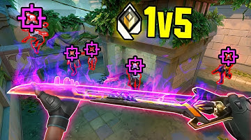 40 "IMPOSSIBLE" VALORANT 1v5