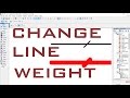 Change line weight / thickness in ArchiCAD