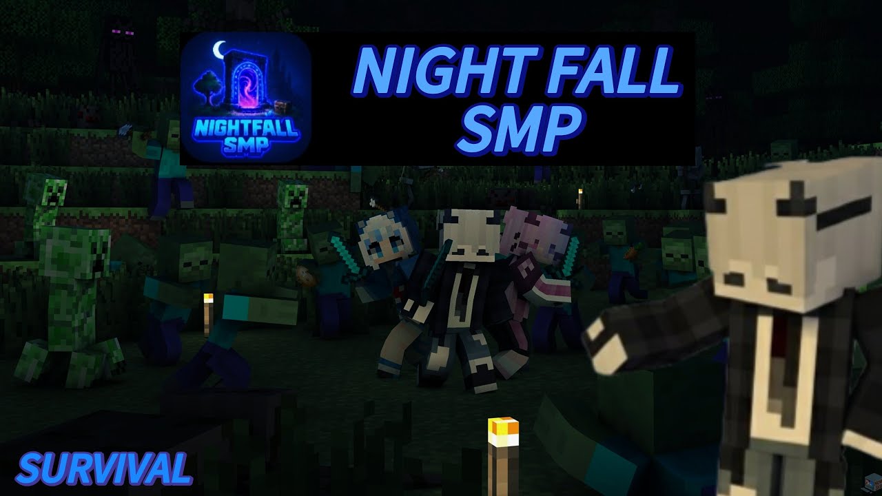 Lanjut Server Minecraft NightFall SMP #3 ||MCPE - MCPC [LIVE! 🔴] #mcpe ...