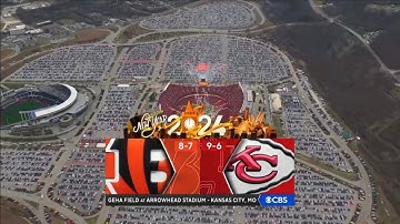 NFL on CBS intro 2023 | CIN@KC | Week 17