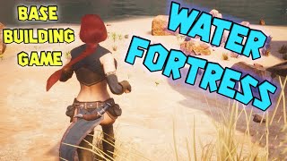 Conan Exiles - Water Base With Drawbridge