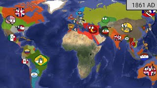 : History of the World Countryballs Every years !!(-500BC - 2024AD)
