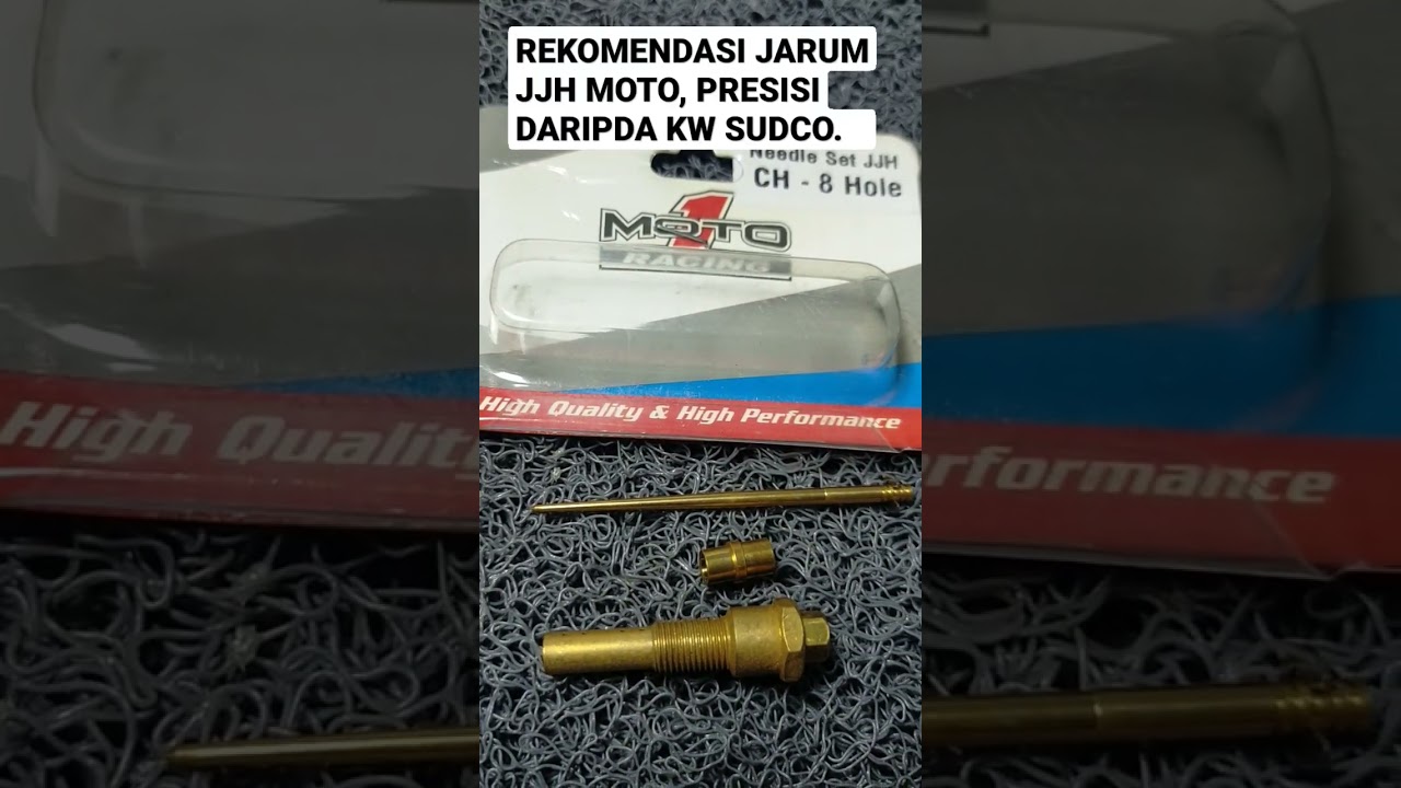 PILIHAN JARUM KARBU PWK, PAKAI JJH MOTO1 SETARA JJH SUDCO, DRIPDA KW 