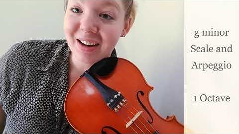 Viola | g minor Scale and Arpeggio - 1 Octave