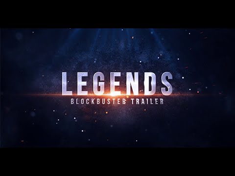 Legends Blockbuster Trailer After Effects Template Project Files Videohive Youtube Trailer Template After Effects Project