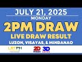 LIVE PCSO Lotto Result Today 2PM July 21 2025 Ez2 Result And Swertres Result LIVE PCSO Lotto Result Today 2PM July 21 2025 Ez2 Result And Swertres Result