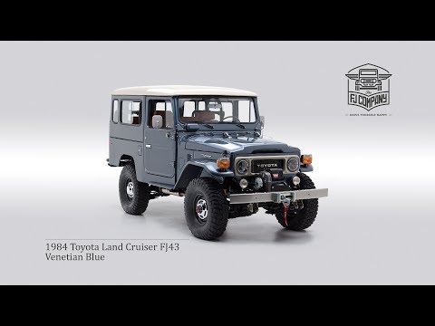トヨタランドクルーザーFJ40V 1984 Toyota Land Cruiser FJ43 Venetian Blue - YouTube