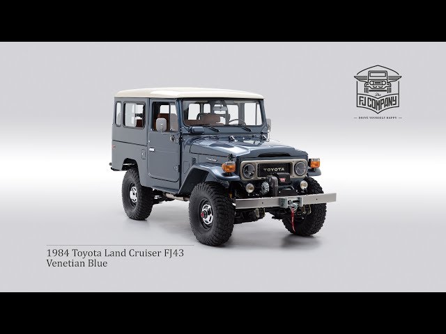 1984 Toyota Land Cruiser FJ43 Venetian Blue - YouTube
