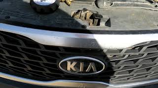 اختبار ضغط منظومة الوقود كيا أوبتما Kia Optima 2010 V6 2.7L test Fuel system pressure