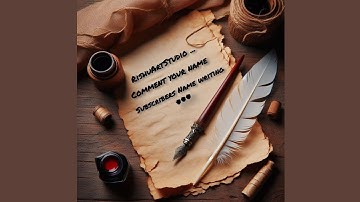 Writing Subscribers names 😱💥 RishArtStudio is live!