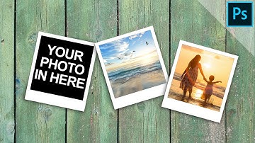 Place your photo inside a polaroid frame | PHOTOSHOP TUTORIAL - TIPS & TRICKS