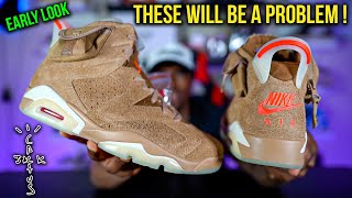 Air Jordan 6 Travis Scott British Khaki | EARLY LOOK