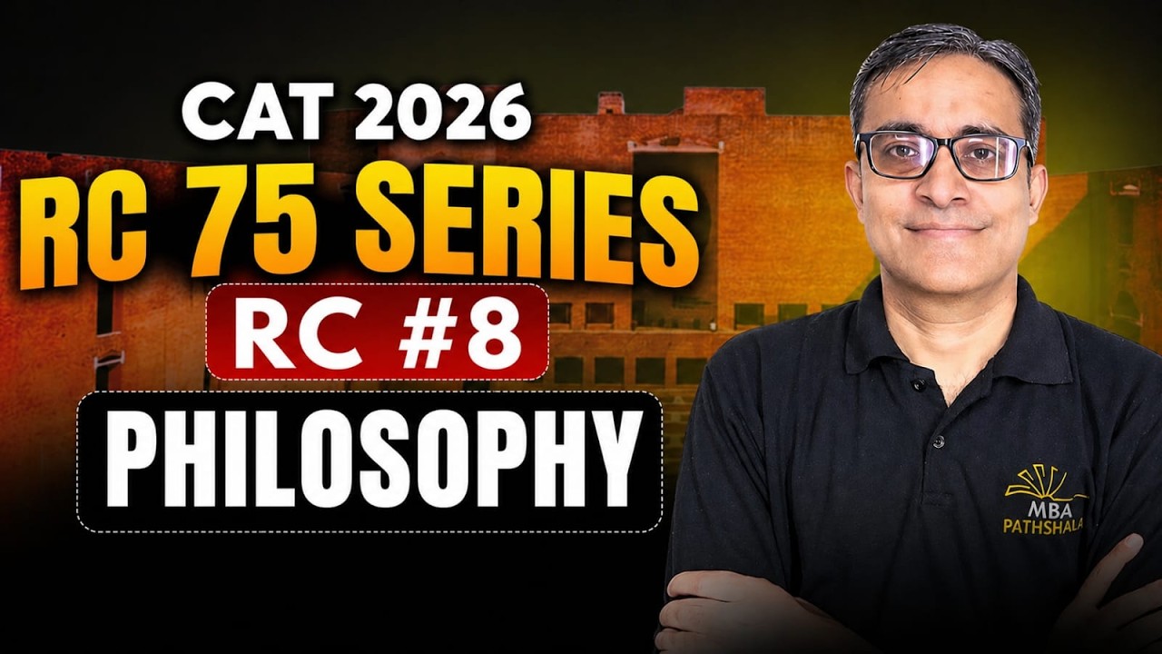 CAT 2026 VARC | RC 75 Series RC-9 | MBA Pathshala - YouTube