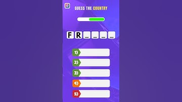 Guess The Country By Its First 2 Letters | Challenge Part 5 #Shorts