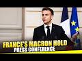 French President Macron briefing on EU leaders summit I Energy prices I Iran war I NATO