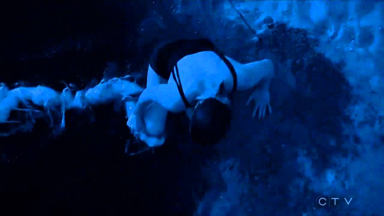 Elizabeth Henstridge, tentacle ankle grab (Agents of Shield)