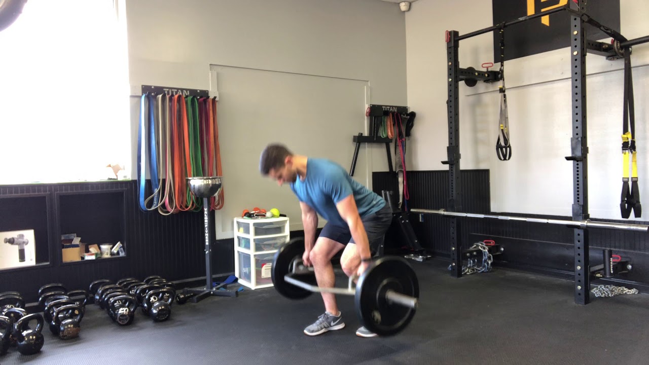 B stance (kickstand) trap bar deadlift YouTube
