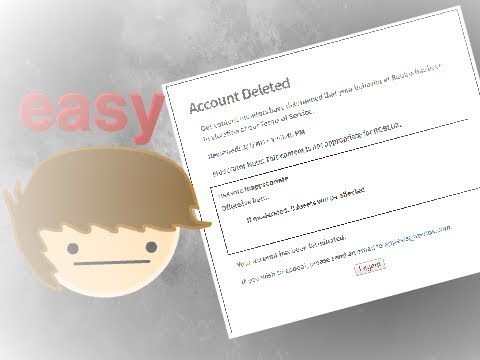 How To Delete Terminate Your Roblox Account Still Working 2020 Legit 100 Youtube - roblox account terminated 2020