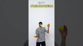 4 Ball Split Multiplex 423 Juggling Trick 🤲 #juggling #jugglingballs #tricks #jugglinglife #jugglers