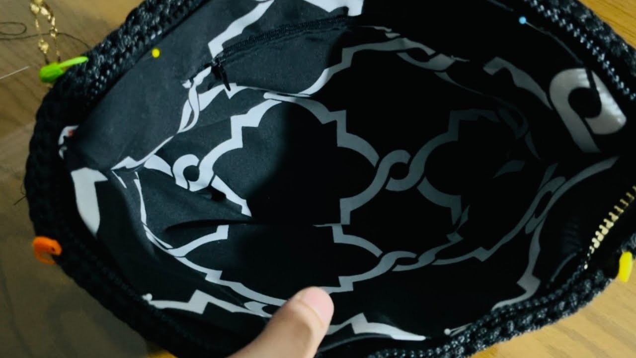 طريقه عمل بطانه الشنط _how to sew abag liner