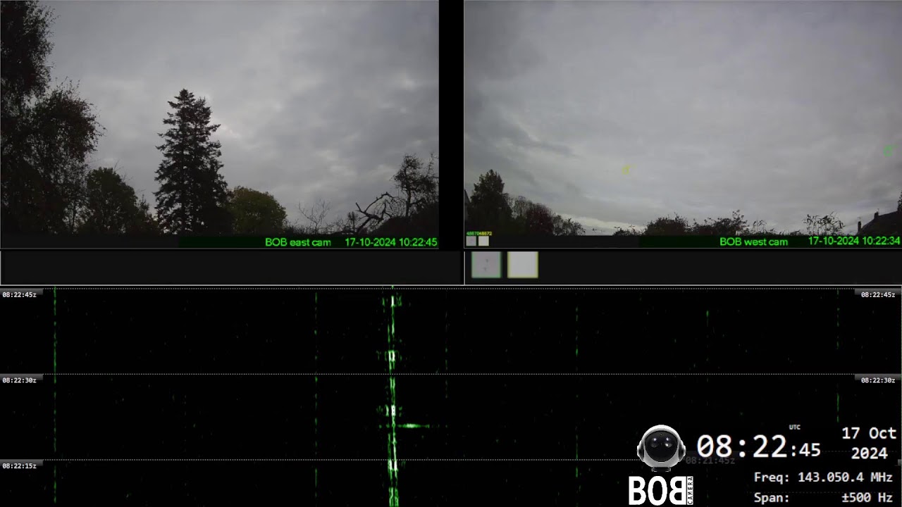 UAP UFO OVNI Multi Camera Tracking Software (BOB) Night Stream Passive Radar 16/10/24 CUDA NA 163