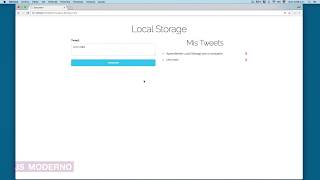 PROYECTO: Almacenar en Local Storage con JavaScript