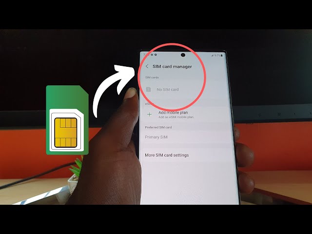 No SIM Card Galaxy S22 Ultra Fix - YouTube
