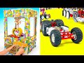Fun Lego Crafts || DIY Claw Machine And Snake On The Wheels