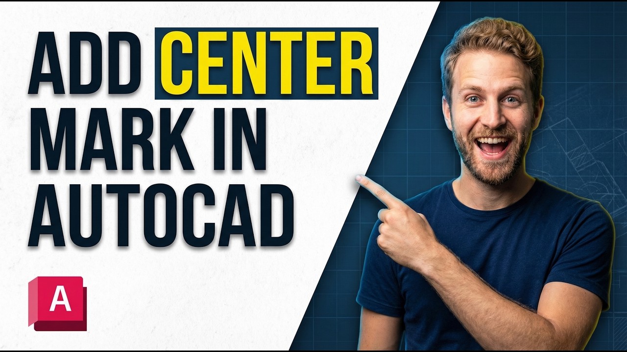 How To Add Center Mark In AutoCAD (2026 Easy Guide) - YouTube