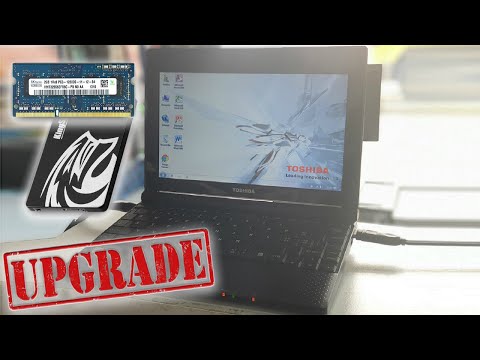 Toshiba Mini Notebook NB500 - NB505 SSD and RAM Upgrade 2020