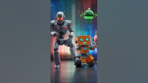 dancing robots, absolute fun #DreamScreenAI