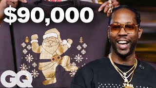 2 Chainz сделал уродливый рождественский свитер за 90 тысяч долларов | Самое дорогое дерьмо | GQ