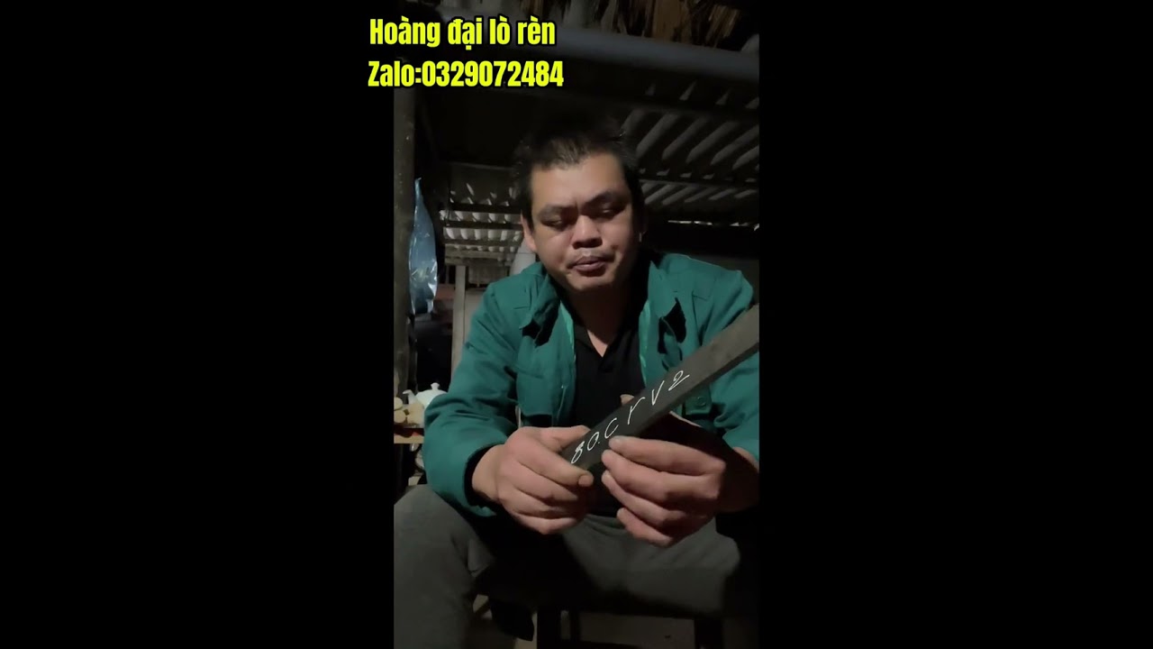 Thanh lý dao thái thép 80crv và trả hàng cho mấy bác khách miền nam và bác khách hải dương 