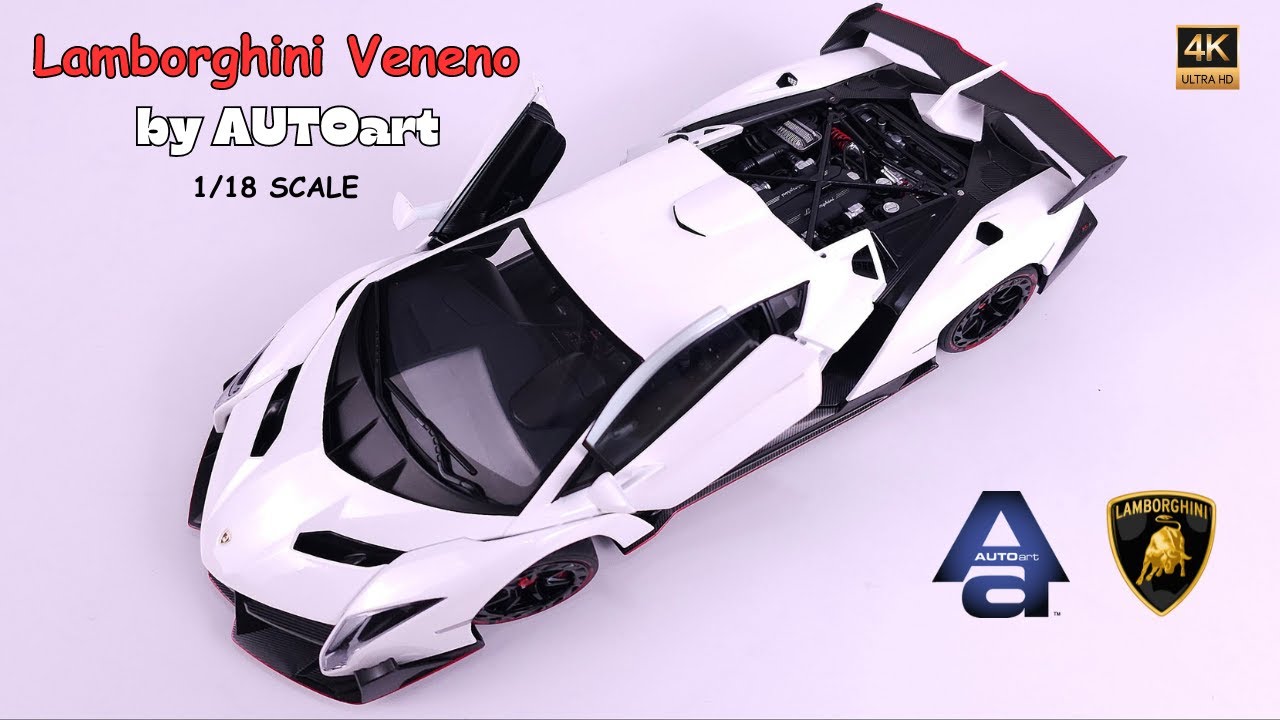 AUTOart Lamborghini Veneno 1/18 diecast - YouTube