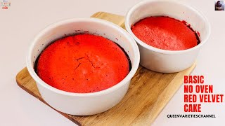 No-OVEN RED VELVET CAKE RECIPE | NIGERIAN RED VELVET CAKE | Red Velvet CAKE RECIPE without oven