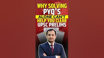 "Why PYQs Alone WON’T Help You Crack UPSC Prelims ❌ | The Harsh Truth for Aspirants"