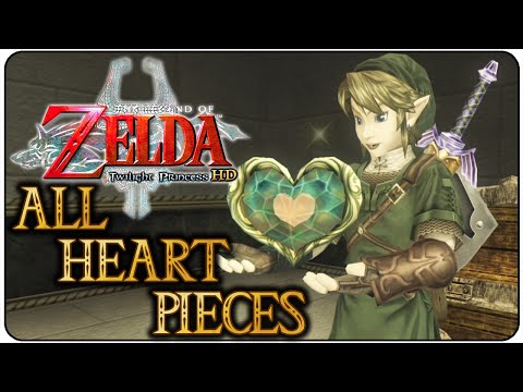 The Legend of Zelda Twilight Princess HD All Heart Pieces